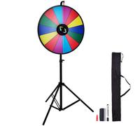 24" Ruota Della Fortuna Vari Colori Ruota Di Colore Di Festa Compleanno 14 Slots