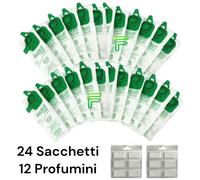 24 Sacchetti Folletto VK140 VK150 12 Profumini Compatibili TOP VK 140 VK 150