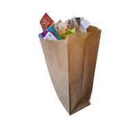 24 sacchi per distruggere e rifiuti di carta, 25 l, per raccogliere e riciclare carta e carta triturata, riciclabile, forte, resistente all'acqua, carta kraft utilizzata negli impianti di riciclaggio