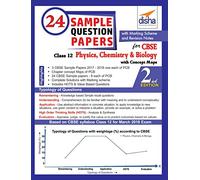 24 Sample Question Papers for CBSE Class 12 Physics, Chemistry, Biology with Concept Maps