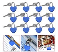 24 Set Sicurezza Dei Bagagli Lucchetti Piccoli Lock Forma Di Cuore