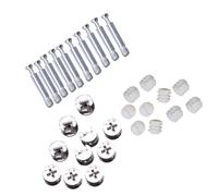 24 Sets Fissaggi Per Mobili Collegamento Di Raccordi Blocco Camma