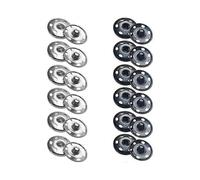 24 sets Sew on snaps Dia snaps Metal buttons