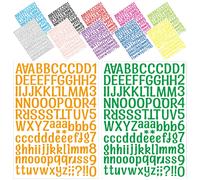 24 Sheets Numeri Adesivi Con Lettere Autoadesive Adesivo Lettera Murali