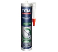 24 SILICONE BIANCO ACRILICO TYTAN CARTUCCIA VERNICIABILE ML300 NO SARATOGA