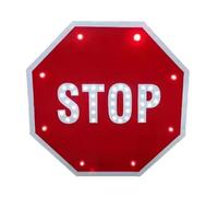 24" Solar STOP Sign - IP65, for Parking, Driveway & Crosswalks