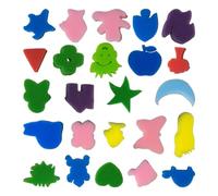 24 spugne a forma di animali per bambini, spugne per pittura, set da pittura per bambini, graziose spugne per animali, strumenti creativi per pittura