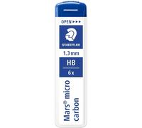 24 STAEDTLER Mars Micro Portamine Ricarica Mine 1.3mm Hb - 4 Tubi