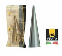 24 STAMPI FORMA CANNOLI CANNOLO GRANDE A CONO CM.12X3,5 PASTICCERIA INOX 8 2022