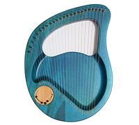 24 String Lyre Harp, Solidwood Mahogany, Con Stoccaggio Di Stoccaggio, Stringa Di Ricambio E Tutorial Musicale Inglese, Il Miglior Regalo For Gli Amanti Della Musica For Principianti (Color : Blue)