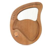 24 String Lyre Harp, Solidwood Mahogany, Con Stoccaggio Di Stoccaggio, Stringa Di Ricambio E Tutorial Musicale Inglese, Il Miglior Regalo For Gli Amanti Della Musica For Principianti