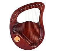 24 String Lyre Harp, Solidwood Mahogany, Con Stoccaggio Di Stoccaggio, Stringa Di Ricambio E Tutorial Musicale Inglese, Il Miglior Regalo For Gli Amanti Della Musica For Principianti (Color : Brown)