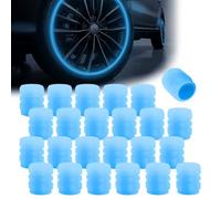 24 tappi antipolvere per pneumatici di auto, resistenti, fluorescenti, per migliorare la visibilità notturna, si illuminano al buio, per auto, SUV, moto, camion, decorazione per bicicletta