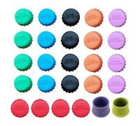 24 Tappi Per Bottiglie Corti E 2 Tappi Per Bottiglie Lunghi, Tappi In Silicone, Tappi Per Bottiglie Per La Conservazione Dei Prodotti Freschi, Adatti Per Bottiglie Di Vino, Bottiglie Di Spezie