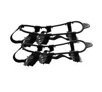 24 Teeth Ice Grips Anti-Slip Ice Claws Unisex Snow Claw Shoe Covers Climbing Chain Crampons Winter Outdoor Ice Gripper Spike(L)