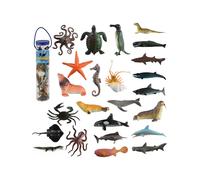 24 tipi di modelli di simulazione di animali marini, creature marine a forma di barile