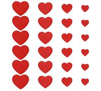 24 toppe ricamate a forma di cuore per vestiti, cappelli, calze, jeans, accessori fai da te