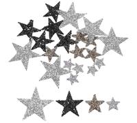 24 toppe termoadesive a forma di stella: toppe termoadesive fai da te con