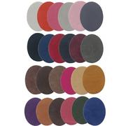 24 toppe termoadesive, ovali, gomiti, ginocchia, toppe di riparazione, 11 x 14 cm, per pantaloni, giacche, vestiti fai da te