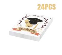 24 tovaglioli usa e getta a 2 per decorazioni a tema laurea, tema tesa, di laurea | per feste di laurea e decorazioni per , 13 X 13 pollici