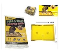 24 Trappole Adesive Per Topi Colla Forte Topicida Senza Veleno Non Nocivo Esca