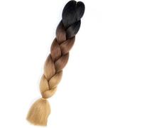 24 "Trecce sintetiche Capelli Ombre Intrecciare i capelli Jumbo Treccia Estensione dei capelli per le donne Cento colori Capelli fai da te-C14-24 pollici-CINA