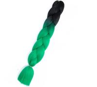 24" Trecce sintetiche Capelli Ombre Intrecciare i capelli Jumbo Treccia Estensione dei capelli per le donne Cento colori Capelli fai da te-B15-24 pollici-CINA