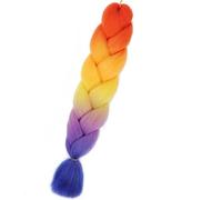 24 "Trecce sintetiche Capelli Ombre Intrecciare i capelli Jumbo Treccia Estensione dei capelli per le donne Cento colori Capelli fai da te-E2-24 pollici-CINA