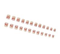 24 unghie a pressione quadrate colle sulle unghie unghie finte francesi disegni unghie finte unghie artificiali regali per donne ragazze