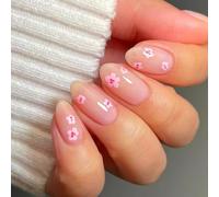 24 unghie corte ovali adesive lucide per unghie finte unghie finte semplici da premere sulle unghie forniture per manicure per donna