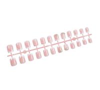 24 unghie finte a forma di cuore francese, in acrilico, a pressione, decorazione per manicure per migliorare il tuo look di San Valentino