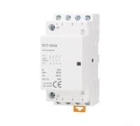 24 V AC Modulo Contattore 20 A 4 poli 4NO per guida DIN, controllo HVAC per compressori e carichi multipli nell'industria e nella tecnologia di raffreddamento