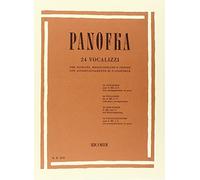 24 Vocalizzi Op. 81 Panofka | Metodo di Canto per Soprano, Mezzo-Soprano e Tenore | Spartiti Voce e Pianoforte | Tecnica Vocale Avanzata | Testo Italiano-Spagnolo | Per Conservatorio e Studio Privato