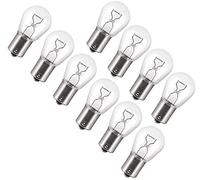 24 Volt - 10 pezzi - P 21 W - BA15S - 24 V Nfz camion illuminazione - Lampadina a incandescenza, lampadina in vetro, lampadina, lampadina, lampadina, lampadina. Con marchio di omologazione E ed è