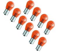 24 Volt - 10 pezzi - PY 21 W - BAU15S - 21 W - Giallo - 24 V (perno sfalsato) Nfz camion illuminazione - LONGLIFE - Lampadina a incandescenza, lampada con base in vetro, lampadina, soffitta, lampade.