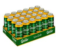 24 X 0,5L Lattine Gösser Natur Radler Limone 2,0% Vol. Alc.. EINWEG