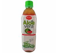 24 x 500 ml di bevanda con pezzi di aloe vera e anguria inclusi 6 € pegno usa e getta
