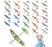 24 x Aerei In Polistirolo per Bambini, Aerei Polistirolo da Lanciare Confezionati Singolarmente, Aereo Polistirolo, Alianti Volanti, Ideali Come Souvenir per Feste di Compleanno di Bambini