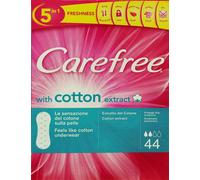 24 x CAREFREE Proteggi Slip Respiranti Distesi 44 Pezzi