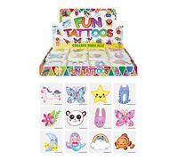24 x Cute Temporary Tattoos Children's Birthday Loot Party Bag Filler