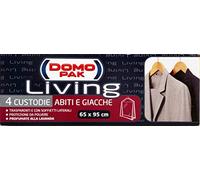 24 x DOMOPAK Custodie Antipolvere Abiti&Giacche 65X95 Cm. 4 Pezzi