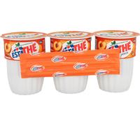 24 x estathé alla pesca in bicchiere con cannuccia -3 x 200 ml (72 bicchieri)