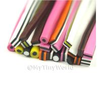 24 X Fatto a Mano Assortito Assortite Unghie Canne