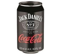 24 X Lattine Jack DANIEL'S E Cola 330 ML 10% Vol. Einwegpfand