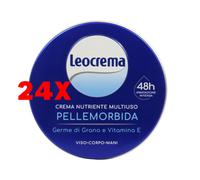 24 X Leocrema Crema Corpo Nutriente Multiuso Pelle Morbida 150 Ml