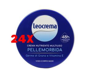24 X Leocrema Crema Corpo Nutriente Multiuso Pelle Morbida 150 Ml