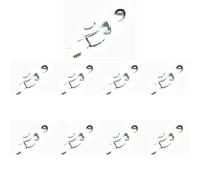 24 x Leva valvola INA per BMW, MINI, TOYOTA 1 E81, 1 E82, 1 E87, 1 E88