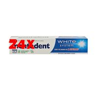 24 X Mentadent Dentifricio White System 75 Ml