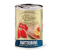 24 x POMODORINI DATTERINI LA ROSINA 400gr BARATTOLO LATTINA POMODORO PELATI CASSA