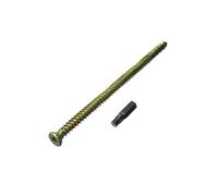 24 X Porta Finestra Calcestruzzo Telaio Viti + Coperchi 7.5mm 62mm + Free Torx